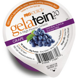 MEDITRITION Prosource Gelatein 20 Grape High Protein Πρωτεϊνικό Ζελέ Φρούτων Χωρίς Ζάχαρη 118ml