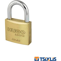 Λουκέτο Απλό με 2 κλειδιά SB40 HUGO