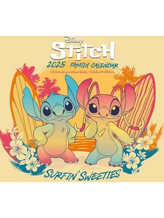 Disney: Lilo & Stitch - Surfin' Sweeties 2025 Ημερολόγιο Τοίχου (30x30cm)