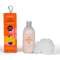 I Love Cosy Nights in Bath & Shower Treats Shower Gel 500ml + Sponge 1τμχ