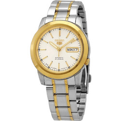 Seiko Ανδρικό Ρολόι Αυτόματο με Ασημί Μεταλλικό Μπρασελέ SNKE54J1