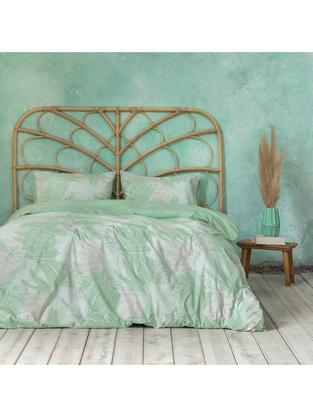 Nima Σετ Σεντόνια King Size Βαμβακερά 270x280 Aissa Jungle Green