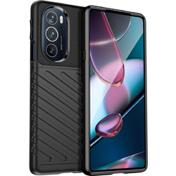 Thunder Case flexible armored cover for Motorola Moto Edge 30 Ultra / Edge X30 black