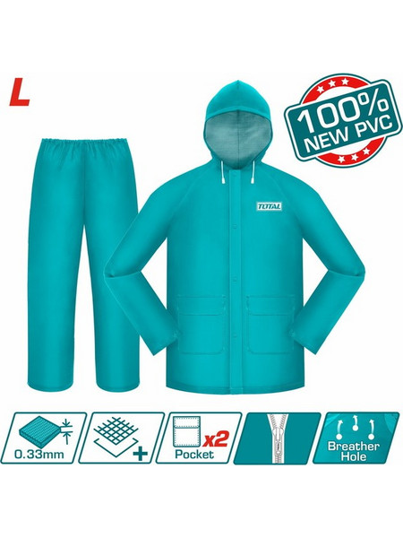 Αδιάβροχο Κοστούμι TOTAL Β.Τ LARGE (THTRS031.L )
