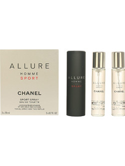 Chanel Allure Homme Sport Eau de Toilette Refillable 20ml + Refill 2x20ml