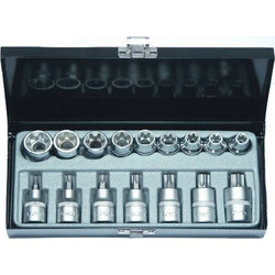 SET ΚΑΡΥΔΑΚΙΑ TORX 1/2'' 16τμχ FORCE