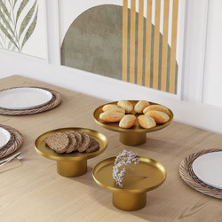 Decorative Metal Accessory Nisiros-B - Gold Gold
