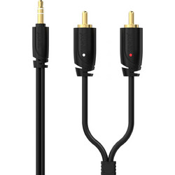 Sinox SXA-06005 - 3.5mm mini jack σε 2 male rca - 5 μετρα