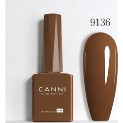 Canni 9136 Pickled Bean Ημιμόνιμο Βερνίκι Νυχιών 9ml