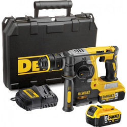 DeWALT DCH273P2T Κρουστικό Περιστροφικό Κατεδαφιστικό Πιστολέτο Μπαταρίας 400W 18V με 2 Μπαταρίες και SDS Plus