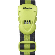 Master Lock Ιμάντας ασφαλείας αποσκευών με συνδυασμό 3 ψηφίων 2m, πράσινο (470100112)