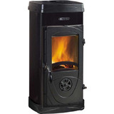 La Nordica Super Junior Black Μαντεμένια Ξυλόσομπα 5kW