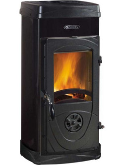 La Nordica Super Junior Black Μαντεμένια Ξυλόσομπα 5kW