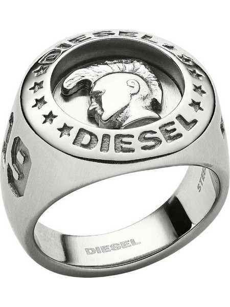 Diesel Ανδρικό Δαχτυλίδι από Ατσάλι Ασημί DX1231040