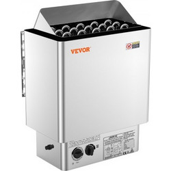 VEVOR 8KW Ηλεκτρική Σάουνα Ενσωματωμένος Έλεγχος 8-12 m3 Ανοξείδωτο Ατσάλι DSSNLNKBXG8KWVQI3V8
