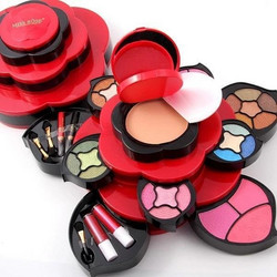 Miss Rose Flower Makeup Box Medium No: 8267