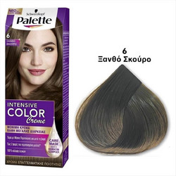Schwarzkopf Palette Intensive Color Creme 6 Ξανθό Σκούρο Μόνιμη Βαφή Μαλλιών 50ml