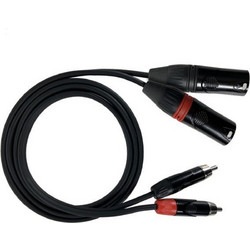 ZZiPP DZZX300 Καλώδιο Αντάπτορας με 2x RCA Αρσενικό σε 2x XLR Αρσενικό, 3m