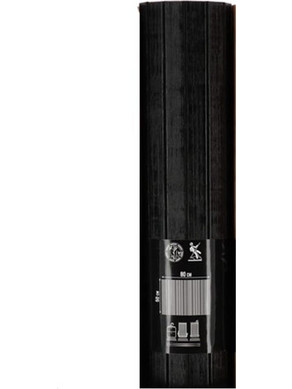 Αντιολισθητικό Πατάκι Μπάνιου από Bamboo σε Μαύρο Χρώμα, 50x80 cm - Aria Trade
