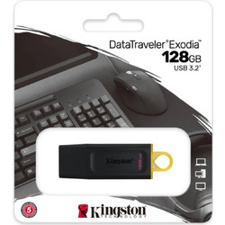 Kingston DataTraveler Exodia 128GB USB Stick 3.2 Gen 1 με USB-A