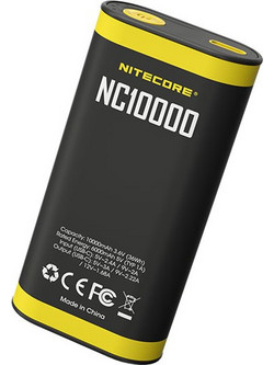Nitecore NC10000 Power Bank 10000mAh 20W Quick Charge 3.0 Black Yellow