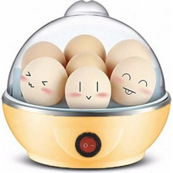 Ηλεκτρικός Βραστήρας Αυγών 7 Θέσεων Egg Poacher Κίτρινο