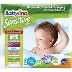 Babylino Sensitive Πάνες No2 3-6kg 23τμχ