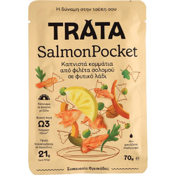 Trata Καπνιστός Σολομός Salmonpocket σε Φυτικό Λάδι 70gr