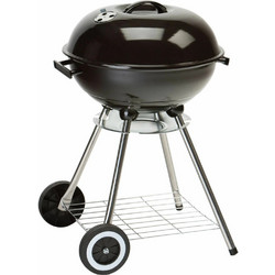 BBQ Ψησταριά Κάρβουνου με Καπάκι και Ρόδες 44cm