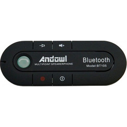 Andowl Bluetooth Αυτοκινήτου Q-324 για το Αλεξήλιο (Multipoint) Q-324