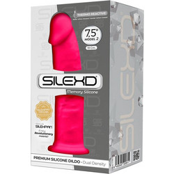 SilexD Dual Density 7.5" Model 2 Ρεαλιστικό Dildo με Βεντούζα 19cm Ροζ