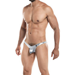 Pouch Enhancing Thong Provocative Skai Silver