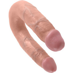 Pipedream King Cock U-Shaped Medium Double Trouble 14cm Brown