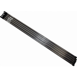 Κοντάρι σκούπας inox 130cm με ελληνικό πάσο