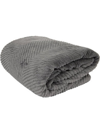 Κουβέρτα Μονή Διπλής Όψης Sherpa Προβατάκι 140 x 200 cm Home Deco Factory TX9474