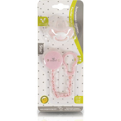 Cangaroo Star Πιπίλα Σιλικόνης 0m+ Pink
