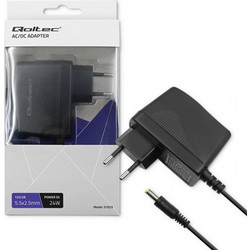 Qoltec 51023 power adapter/inverter Indoor 24 W Black