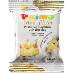 Πηλός Primo glitter gold χρυσός cmp 250gr (2857MOD250GG)