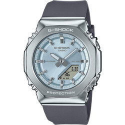 Casio G-Shock Ανδρικό Ρολόι Χρονογράφος με Γκρι Καουτσούκ Λουράκι GM-S2110-2AER