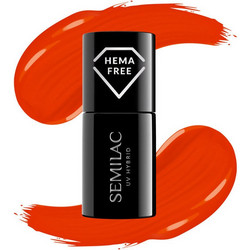 Semilac UV Hybrid 434 Optimist Red Ημιμόνιμο Βερνίκι Νυχιών 7ml
