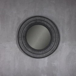 MALAWI MIRROR ROUND BLACK SMALL CODE 1597