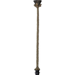 Heronia Lighting Rope Ring Κρεμαστό Φωτιστικό Οροφής με Σχοινί Ανάρτηση E27 31-0954