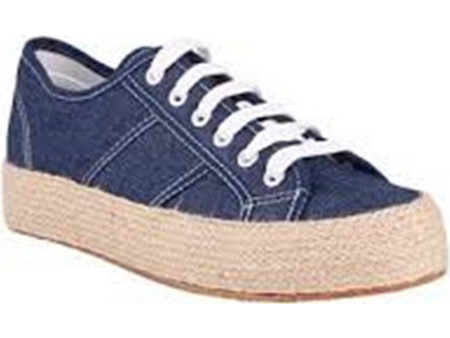 Denim Εσπαντρίγιες με κορδόνια ΚΩΔ: MO-115-14-JEANS