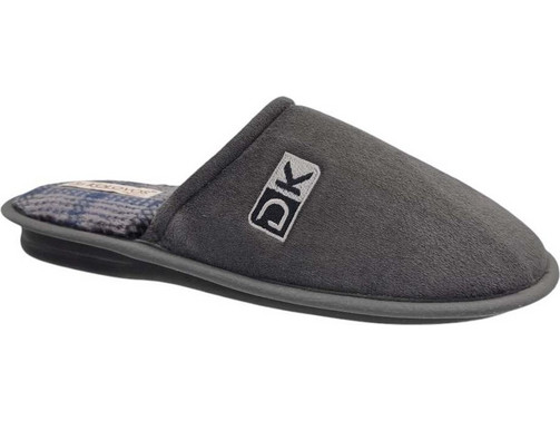 Kolovos A126-02 Γκρι fleece Ανδρικές Παντόφλες