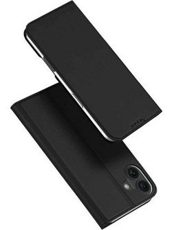 Dux Ducis Skin Pro Θήκη Book Δερματίνης για Apple iPhone 16 Μαύρο