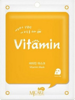 MJCare Vitamin Sheet Μάσκα Προσώπου για Λεύκανση 22gr
