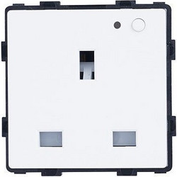 SMART WIFI ΠΡΙΖΑ ΑΓΓΛΙΚΟΥ ΤΥΠΟΥ 13Α ΑΣΠΡΟ ΧΡΩΜΑ ΜΕ ΕΝΔΕΙΞΗ ΛΕΙΤΟΥΡΓΙΑΣ ΜΠΟΥΤΟΝ ON/OFF ΚΑΙ ΜΕΤΡΗΤΗ ΡΕΥΜΑΤΟΣ