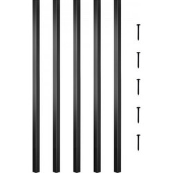 Μεταλλικά Κάγκελα Βεράντας VEVOR, 101τμχ, 26"x0.75" Αλουμινίου για Ξύλινα & Συνθετικά Δάπεδα HJYCFXLG26F4JE1OVV0