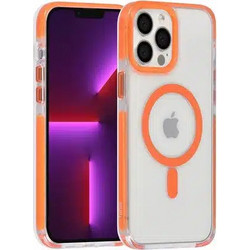 Θήκη Σιλικόνης TUNIQ με Λουράκι iPhone 13 Pro max Back Cover - Πορτοκαλί (8719273340523)