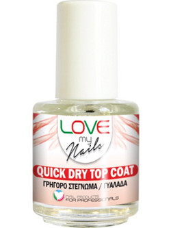 Yanni Extensions Love My Nails Top Coat Gloss Quick Dry 16ml